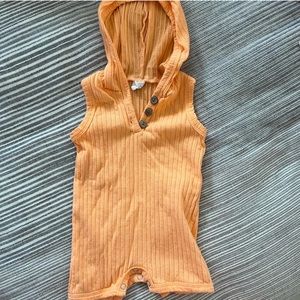 O-3 Month Romper with hood